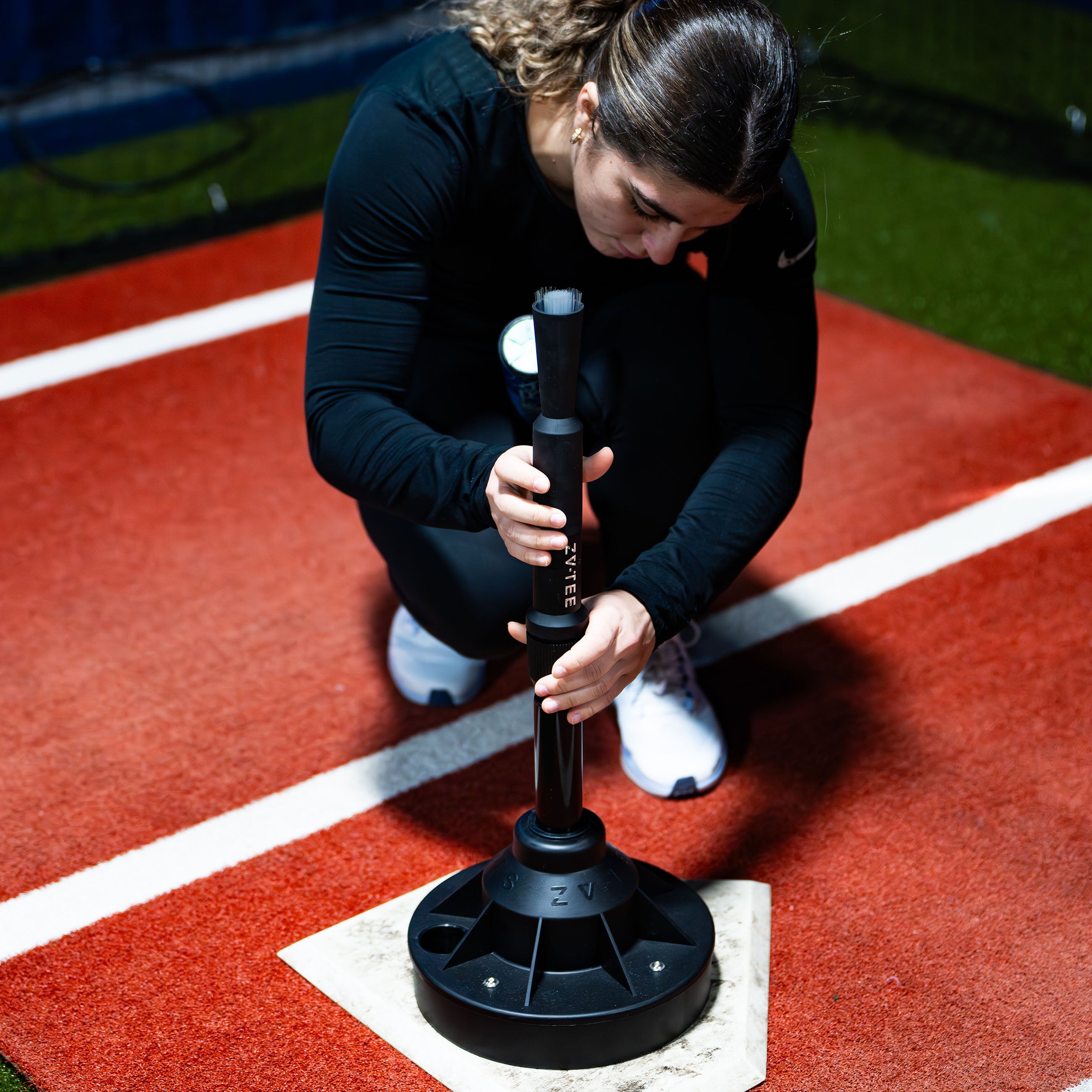 バーチャル  バッティング  V-tee ZVTEE LED Infused Batting Tee – ZV-TEE Baseball // Softball