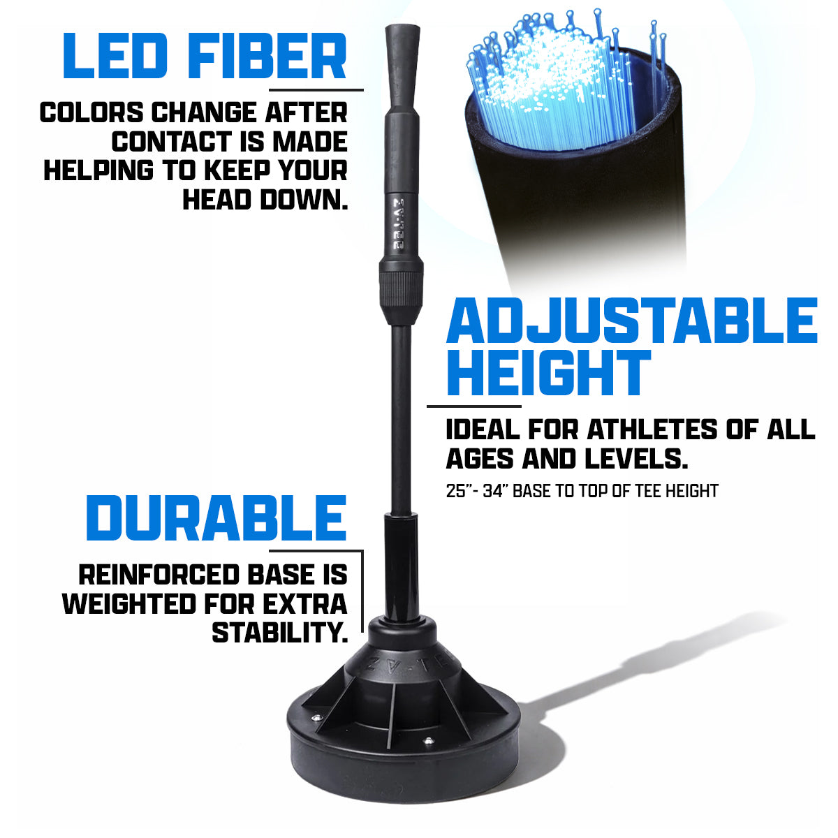 Tee 　旭風防no.99mini ZV-TEE LED Infused Batting Tee – ZV-TEE Baseball // Softball